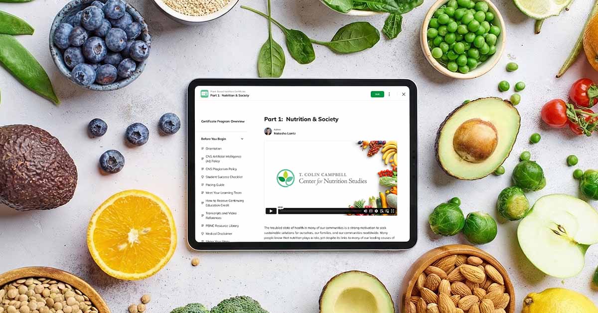 Plant-Based Nutrition Certificate