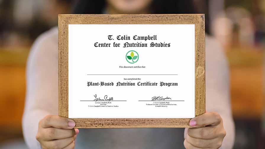 Plant-Based Nutrition Certificate Sample Course