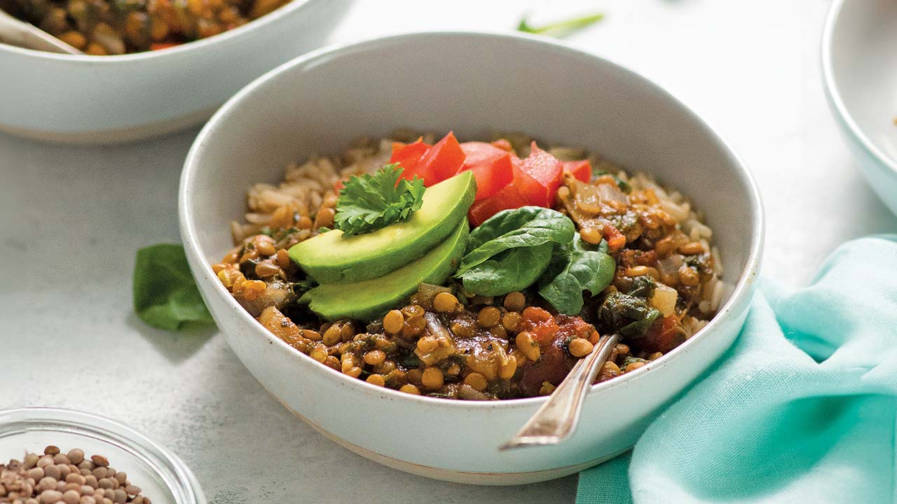 Leafy Lentils