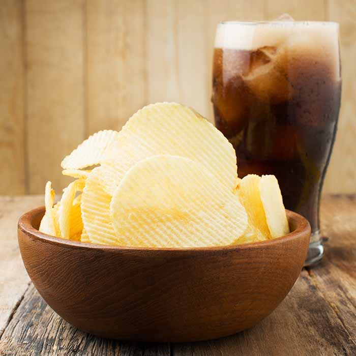 Chips and soda