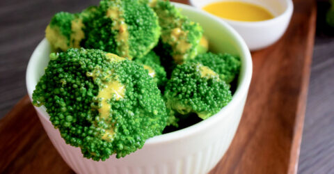 Brócoli con salsa de mostaza