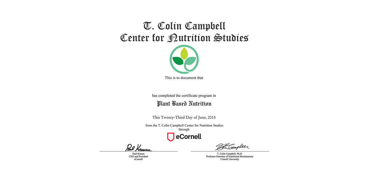 Nutrition & Wellness Consultant Certification & Course