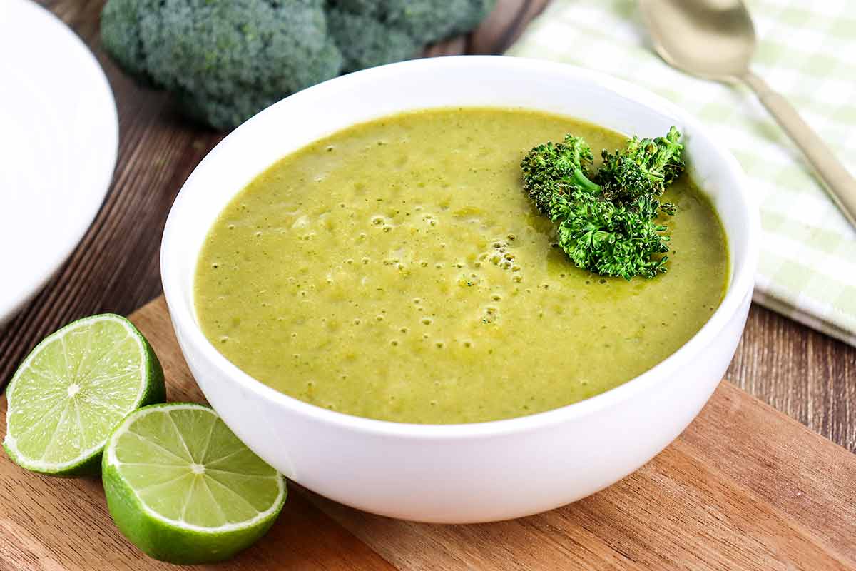 “Cream” of Broccoli Soup