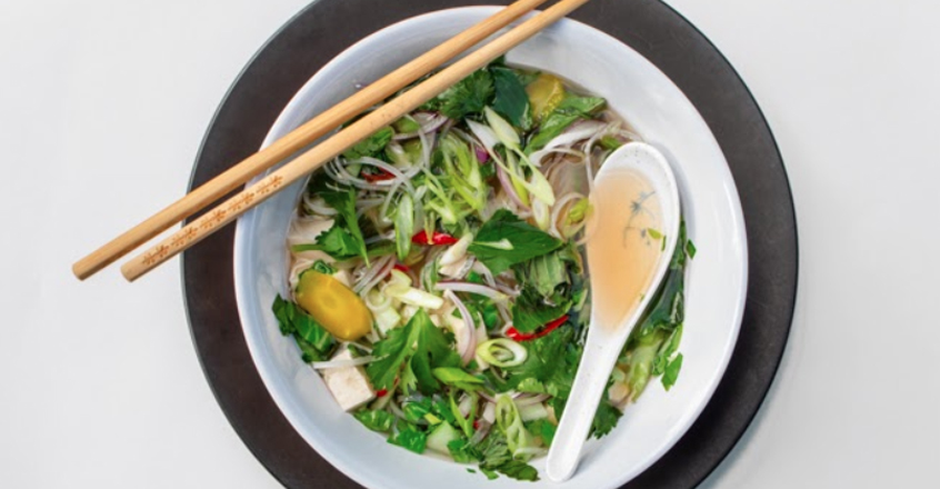 Vegan Pho Vietnamese Noodle Soup