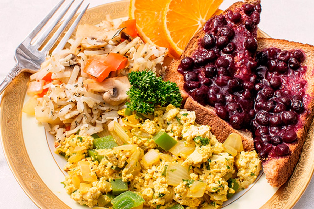 Green Pepper Tofu Scramble