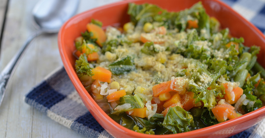 Easy Kale & Lentil Soup Recipe