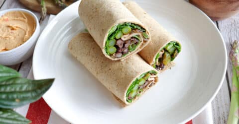 Salad Wraps With Beans and Greens