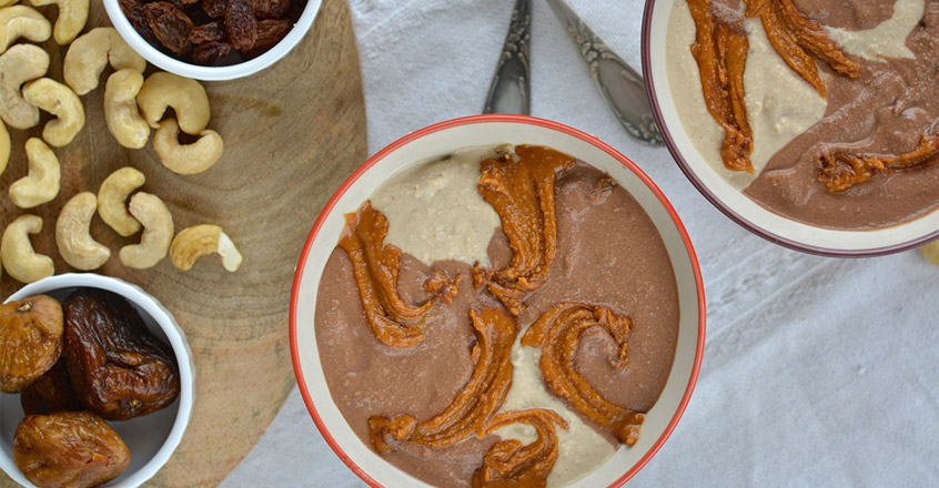 Cashew & Tofu Cheesecake Dessert Bowls Recipe