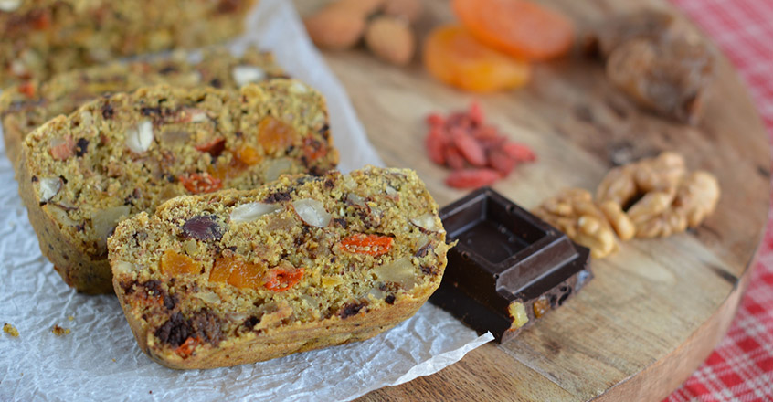 Nutty Ginger Christmas Cake - Plant-Based Recipe