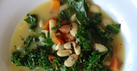 Cavolo Nero: Kale and White Bean Soup
