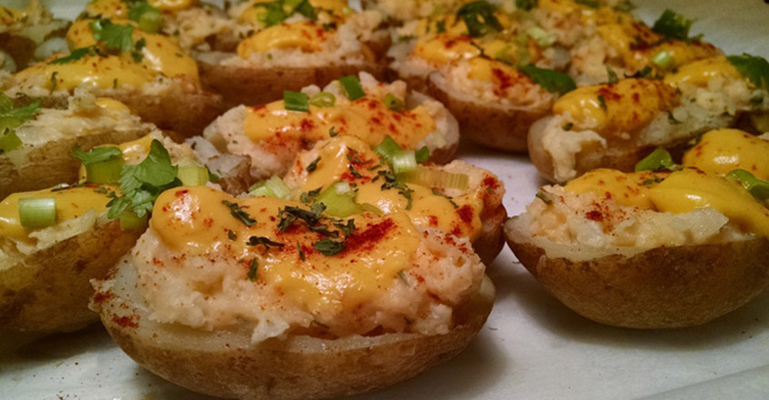 Loaded Vegan Potato Skins Recipe