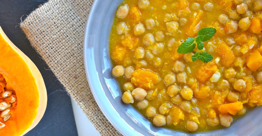 Squash & Chickpea Stew Recipe