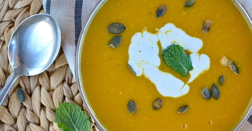 Butternut Squash Soup With Lentils Recipe