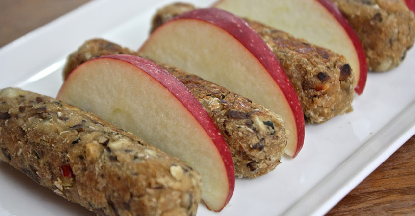Vegan Breakfast Sausages With Apples & Shiitakes Recipe