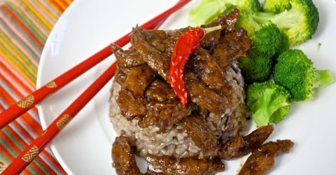 Carne vegana mongola