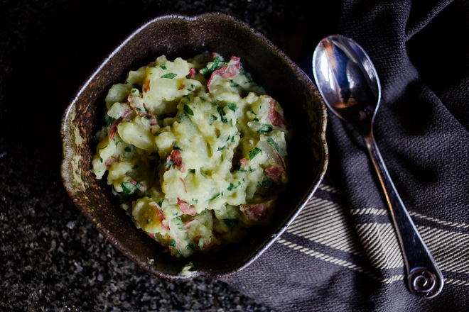 Smashed Potatoes - The Plant Based School