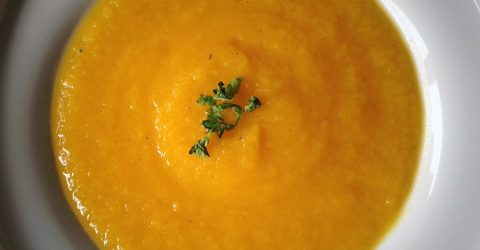 Roasted Pumpkin and Parsnip Soup