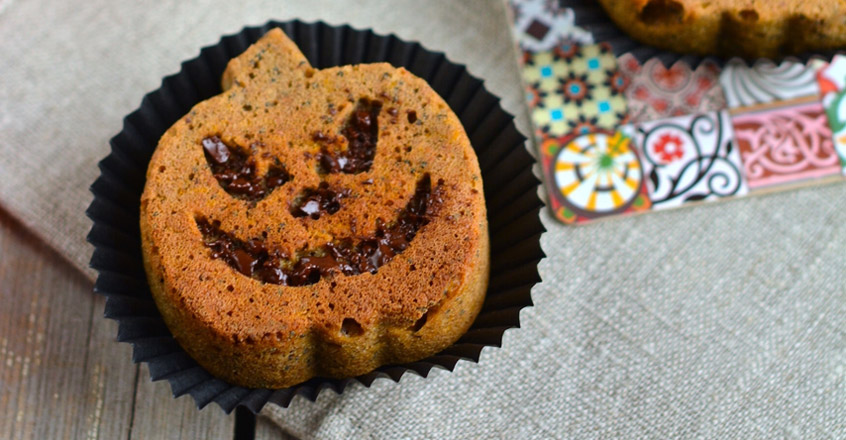 Butternut Squash Muffins for Halloween