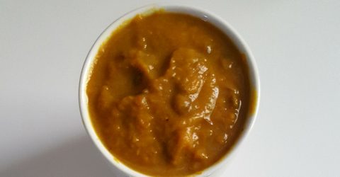 Curried Red Lentil & Sweet Potato Soup