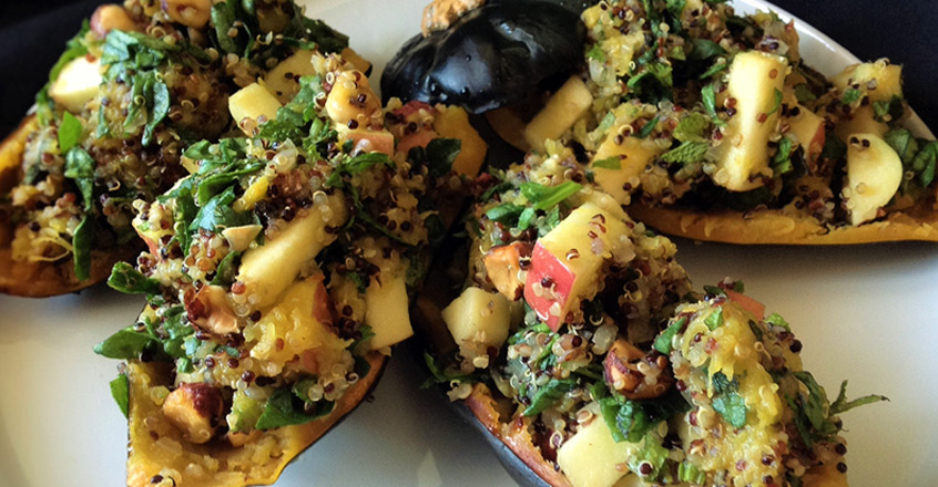 Ultimate Stuffed Acorn Squash