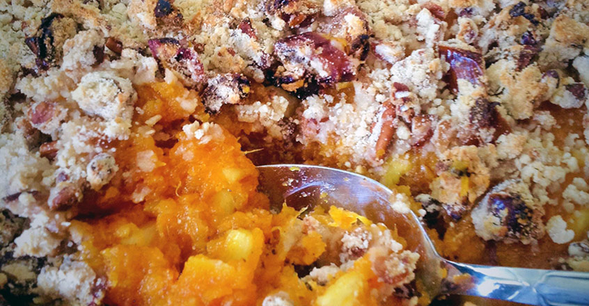 Sweet Potato Pineapple Casserole With Pecan Streusel Recipe