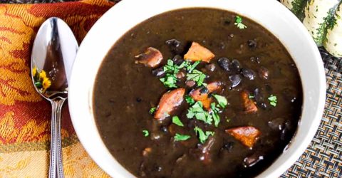 Black Bean Soup With Sweet Potatoes