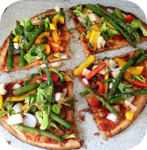 Prepared pizza: Easy Plant-Based Meal Prep for Breakfast, Lunch, and Dinner