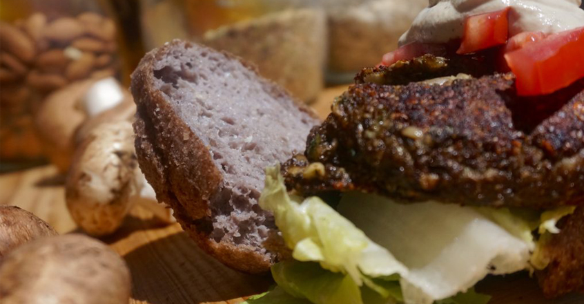 Spicy Mushroom Burgers