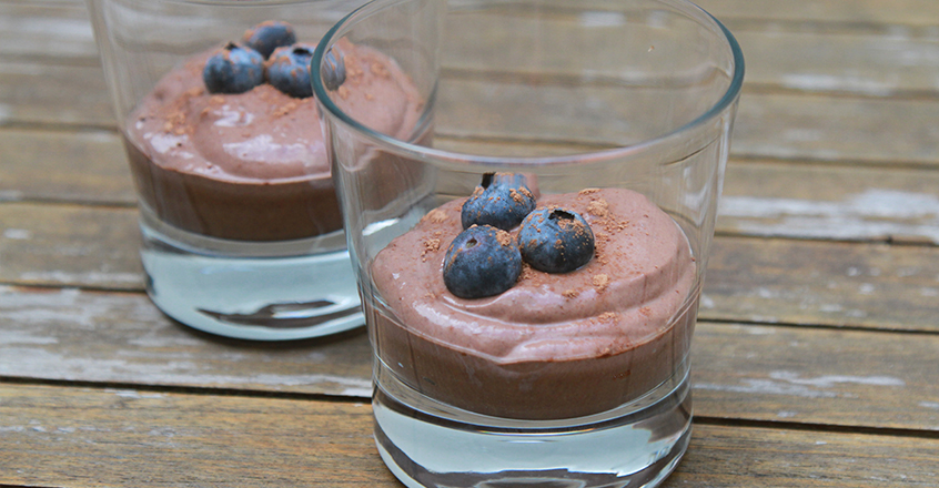 No Guilt Chocolate Mousse