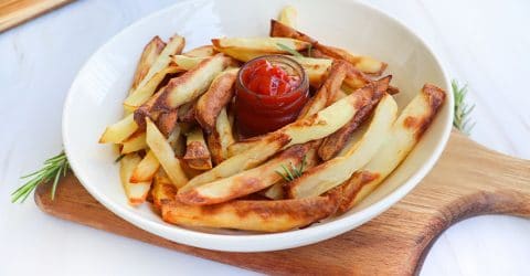 No Oil Baked Fries