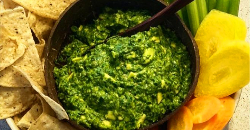 Spinach and Avocado Dip - The Limber GOAT