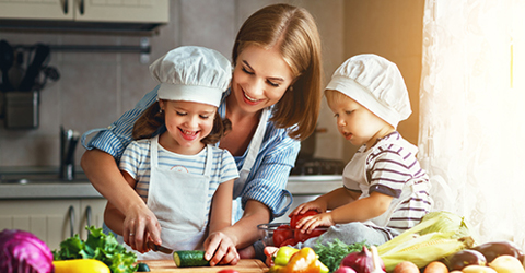 Los niños sanos se forman con padres sanos – Las elecciones sobre los alimentos son importantes