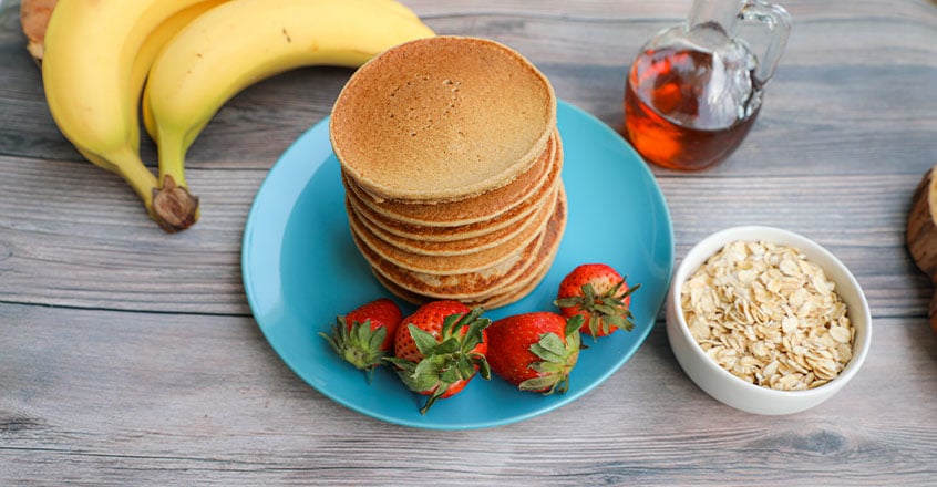 Panqueques de 3 ingredientes - Centro de Estudios en Nutrición