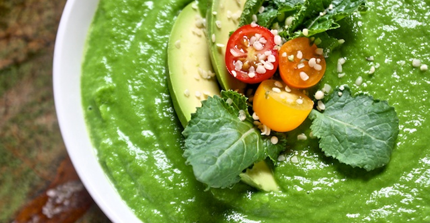 Raw Emerald Kale Soup