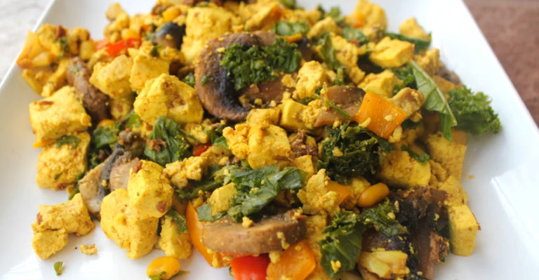 Tex Mex Tofu Scramble - Center for Nutrition Studies