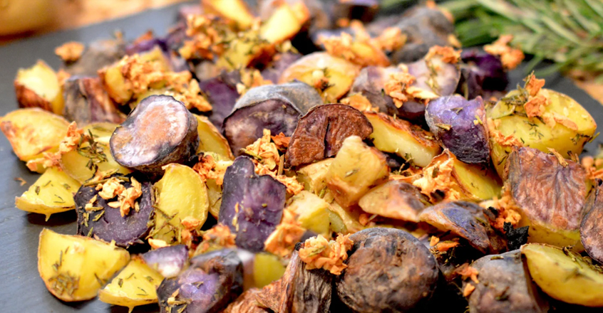 Baked Rosemary and Basil Home Fries