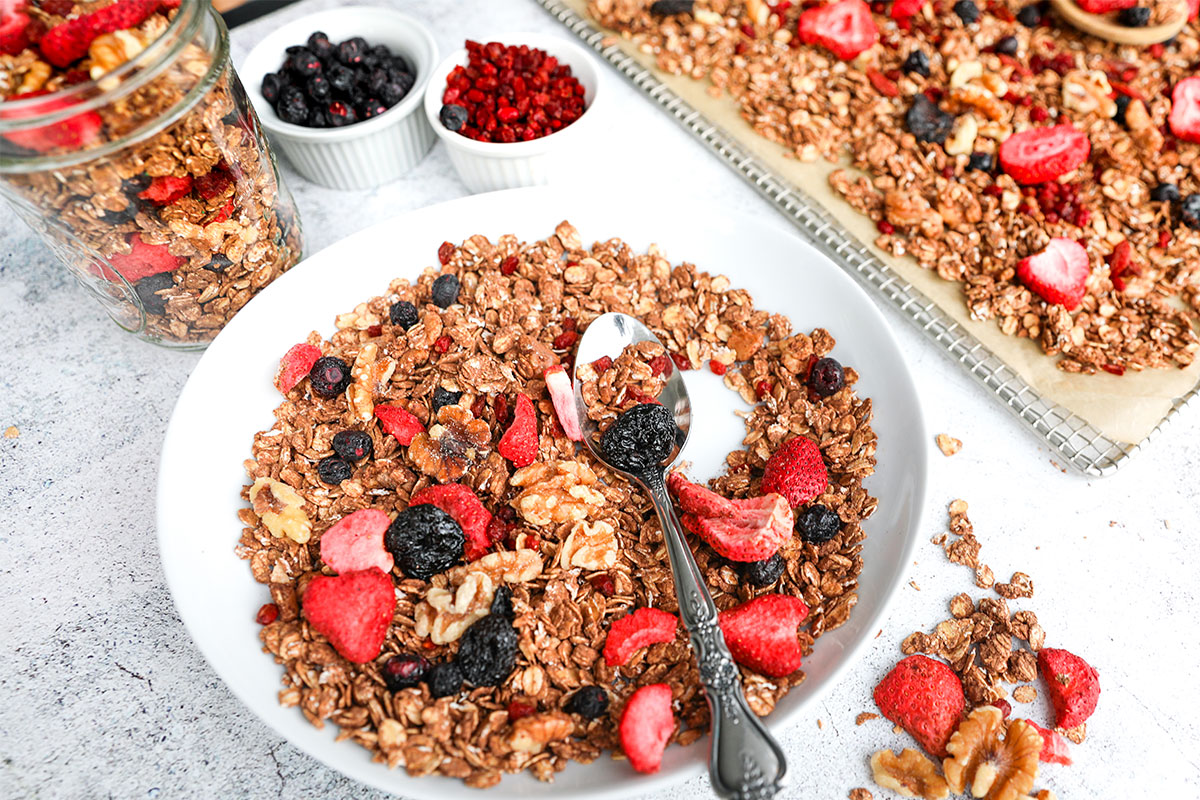 Guilt-Free Chocolate Granola - Center for Nutrition Studies