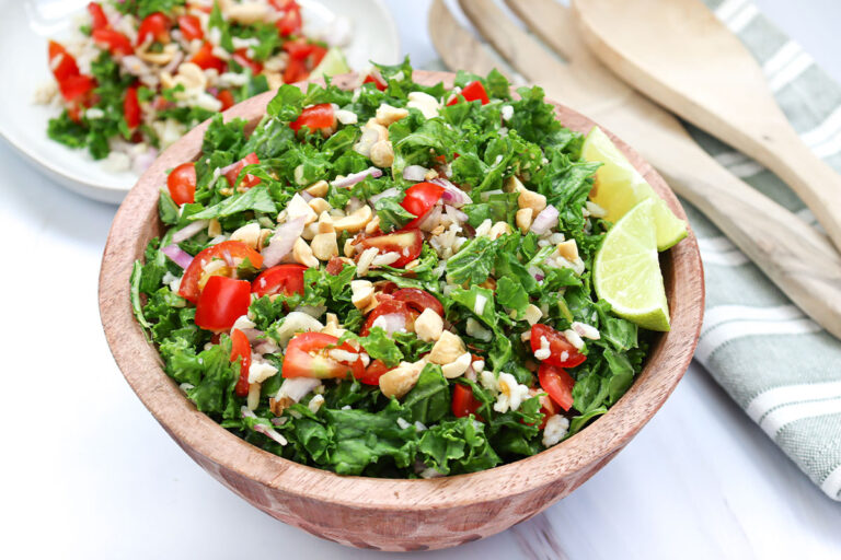 Hearty Kale Salad Center for Nutrition Studies