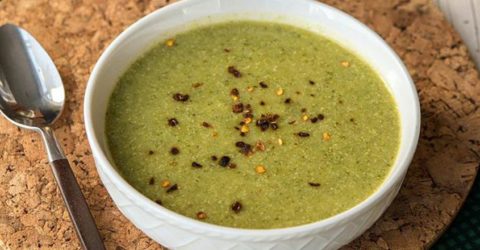 ‘Crema’ de sopa de brócoli