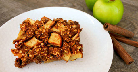 Pastel de manzana y calabaza