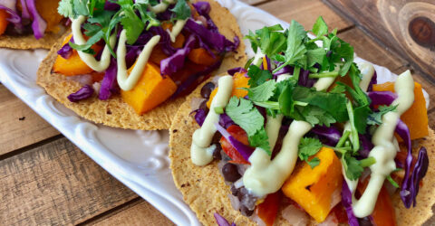 Butternut Squash Tostadas