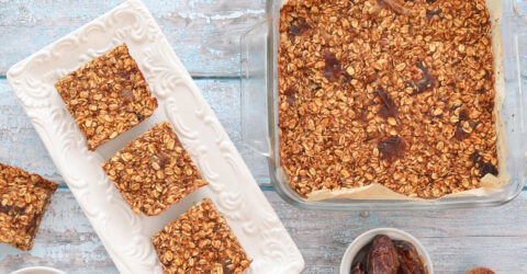 Pumpkin Pie Oatmeal Squares