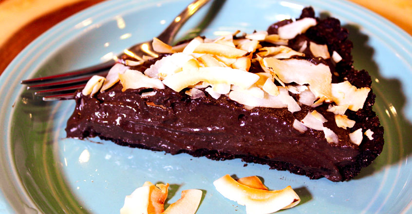 Vegan Chocolate Pudding Pie