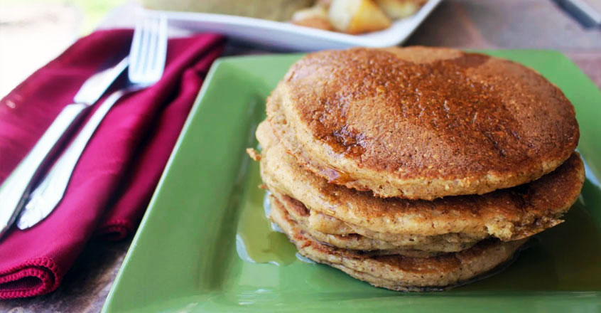 Millet-Flax Homemade “Buttermilk” Pancakes