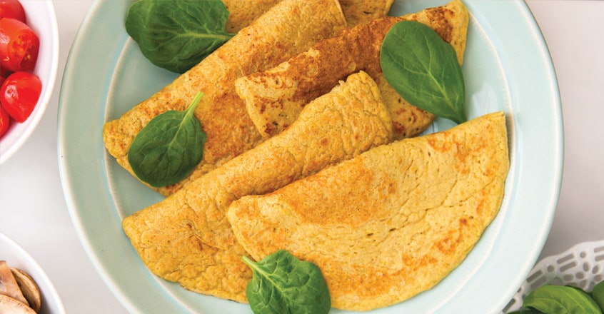 Savory Chickpea Omelets