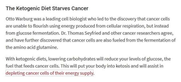 Can the Ketogenic Diet Cure Cancer? What Does the Science Say?