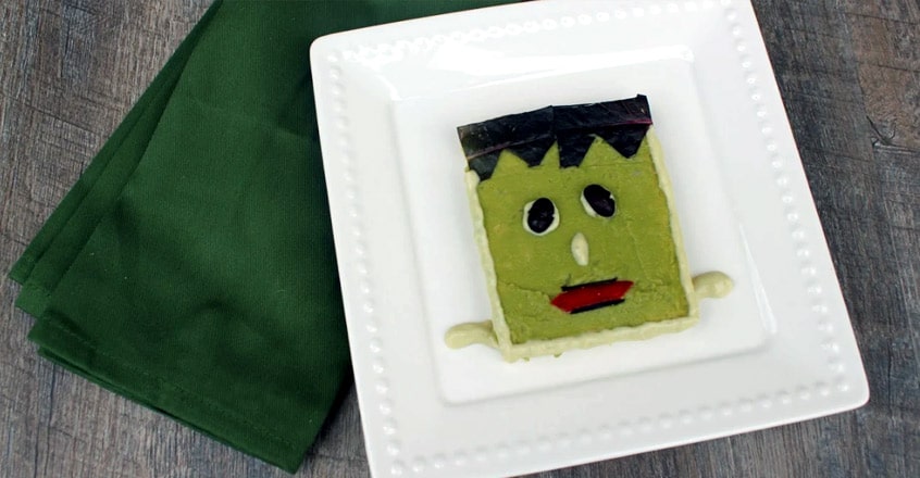 Frankenstein Fun Avocado Toast
