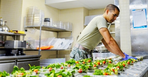 How To Eat Healthy in the Military