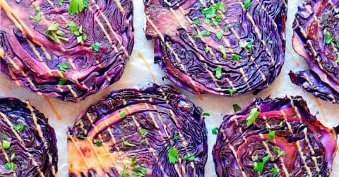 Balsamic Cabbage “Steaks”