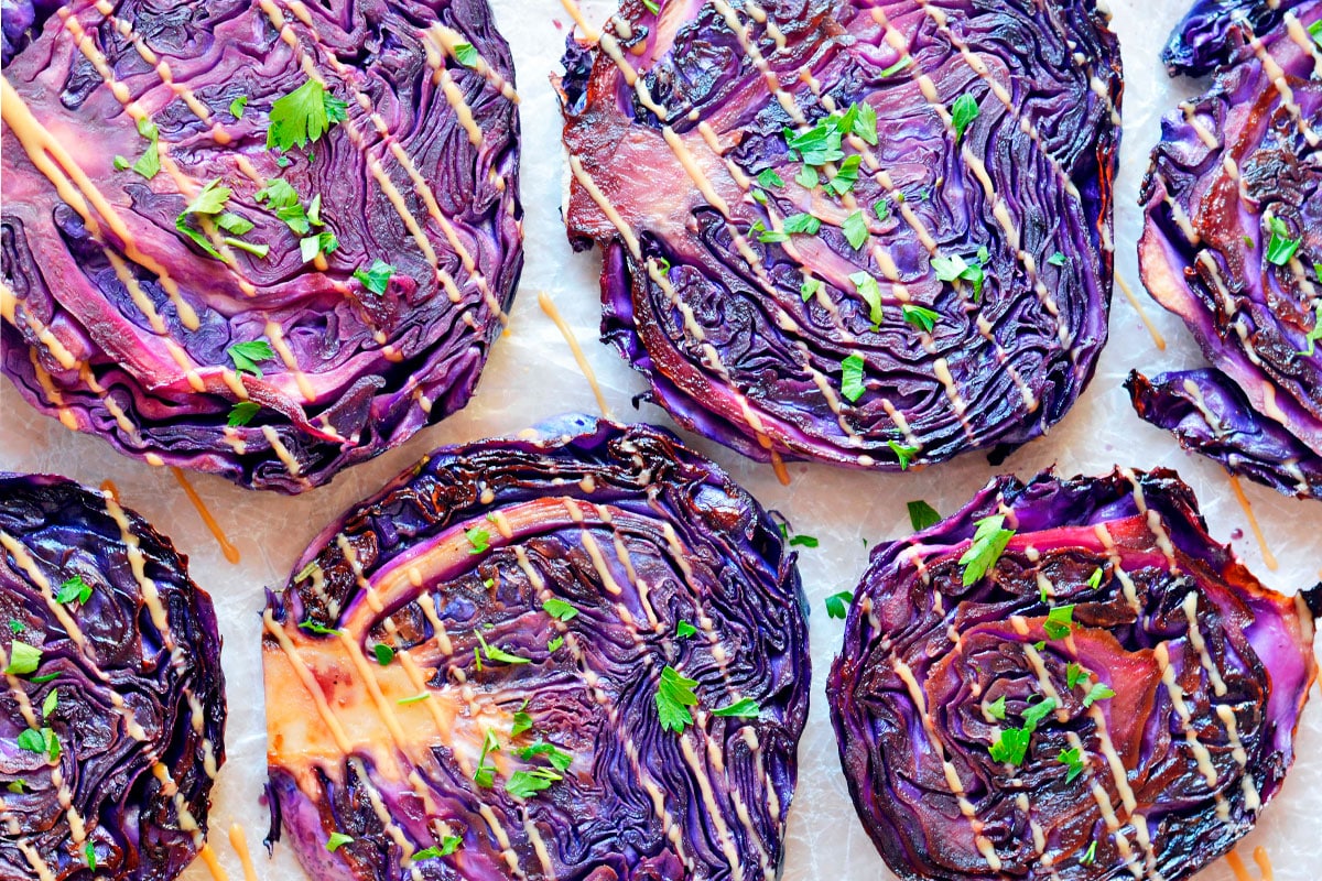 Balsamic Cabbage “Steaks"